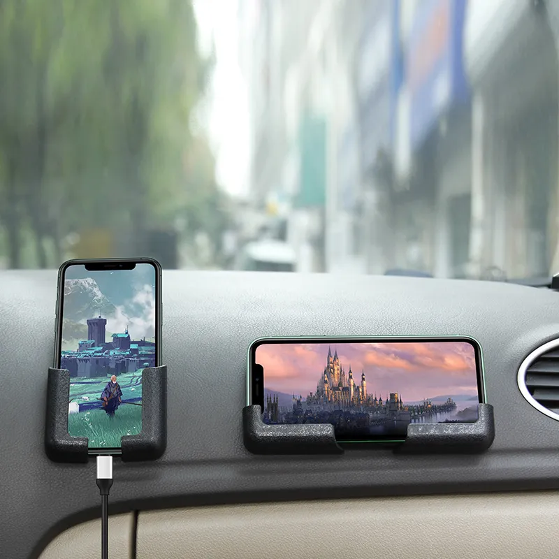 Mobile Tech Accessories - Multifunktionale, fahrzeugmontierte Handyhalterung, tragbare, selbstklebende, universelle,