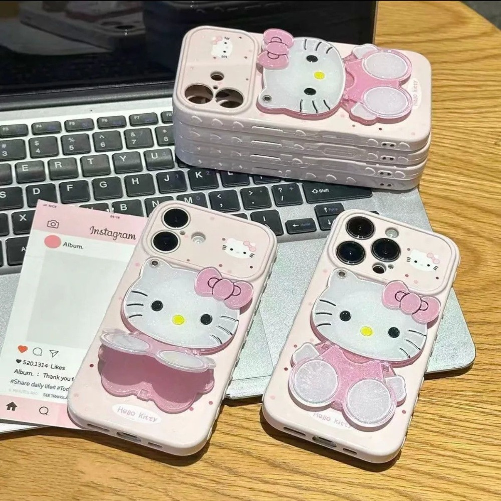 Mobile Tech Accessories - Kreativer Anime-Zubehör-Handyhalter für iPhone 17 16