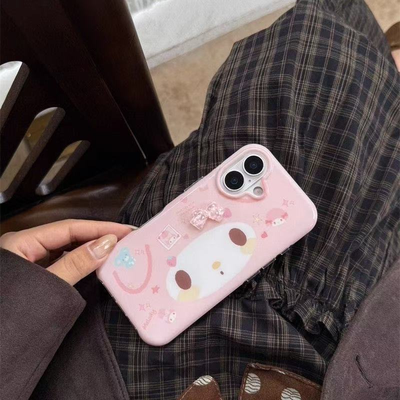 Mobile Tech Accessories - Anime-Cartoon-Muster Hasen-Handyhülle Schutzhülle für iPhone 16