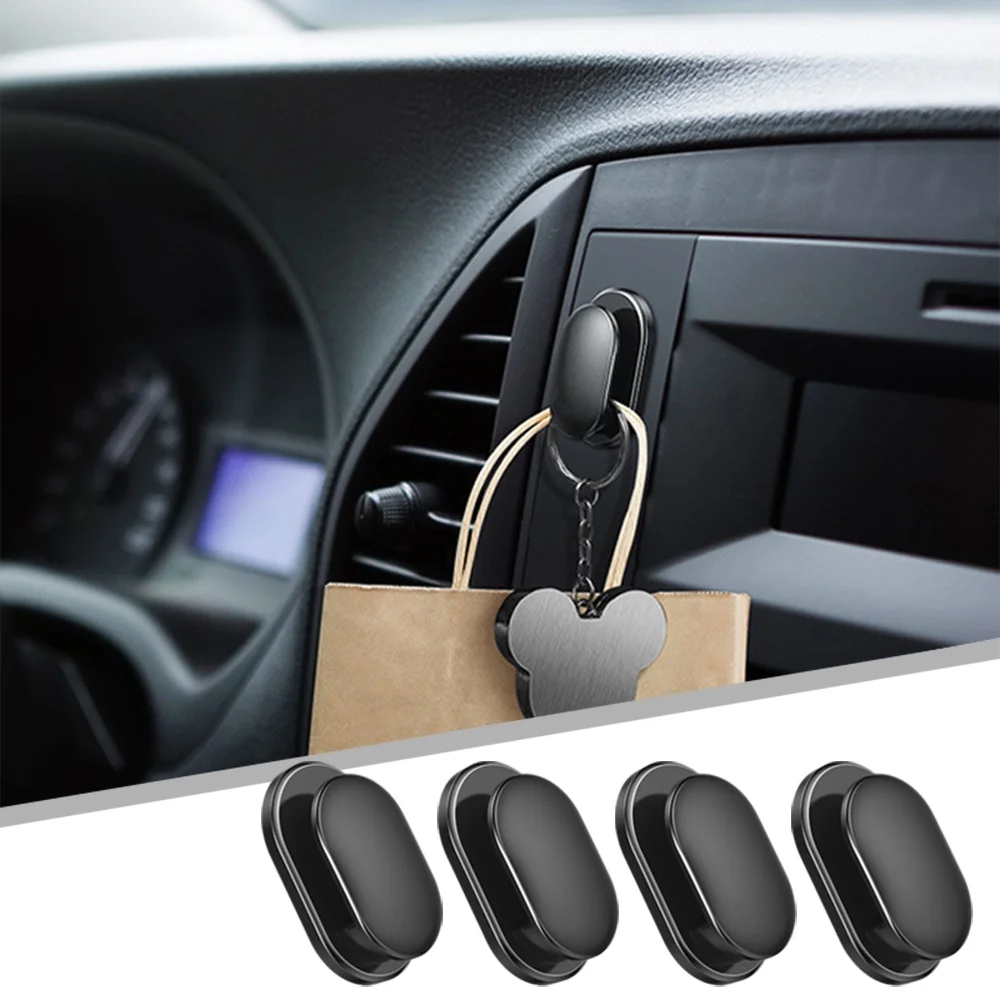 Tech Car Accessories - Mini-Autohaken Innenraum-Aufbewahrungshalter für USB-Kabel, Kopfhörer, Schlüssel,