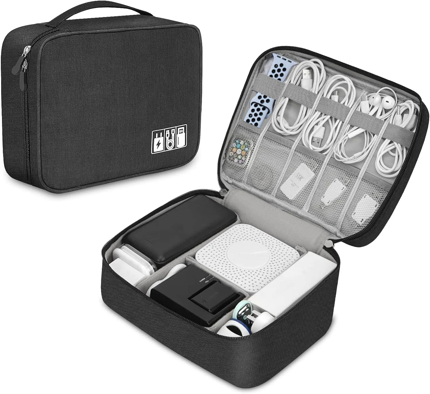 Tragbare Tech-Organizer-Hülle  – Tech Accessories Storage Bewertung und Preis